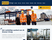 Tablet Screenshot of kramergroup.nl