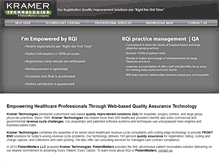 Tablet Screenshot of kramergroup.com